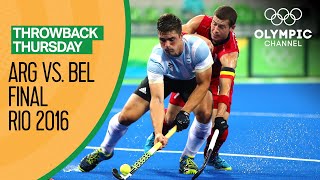 Argentina vs Belgium  Mens Hockey Gold Medal Match  Rio 2016 Replays  Throwback Thursday [upl. by Aciraj]