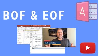 How to Use BOF and EOF on Recordsets in MS Access [upl. by Nireil]