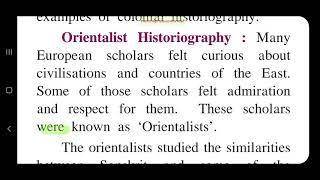 Orientalist Historiography [upl. by Therine]