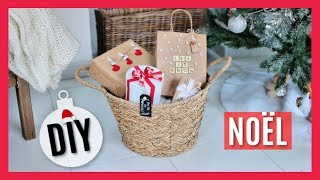 DIY NOËL  5 EMBALLAGES CADEAUX ORIGINAUX amp IDÉES CADEAUX [upl. by Normand259]