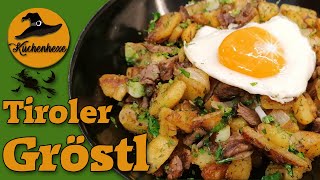 Tiroler Gröstl orig Schihütten Rezept [upl. by Atirrehs]