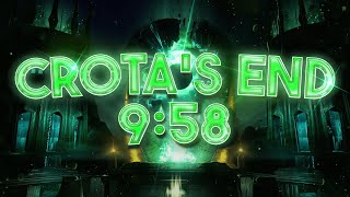 Crotas End Speedrun WORLD RECORD 958 [upl. by Aihsitan482]