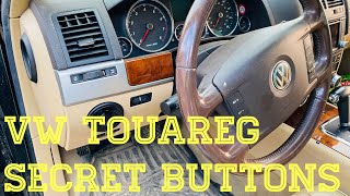 VW Touareg Secret Buttons What are they [upl. by Ilojne581]