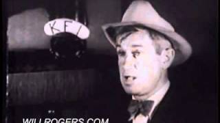 Will Rogers  Bacon Beans and Limousines [upl. by Anyak]