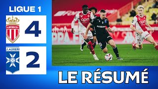 Monaco  Auxerre  42  Highlights  Ligue 1 202425  Monaco Auxerre [upl. by Katharine]