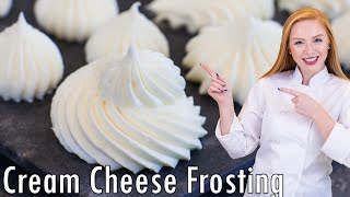 The BEST Cream Cheese Frosting Recipe  Just 5 Ingredients [upl. by Arimihc]