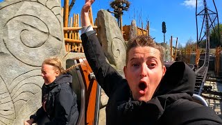 Riding Toutatis At Parc Astérix  Rider Cam POV [upl. by Jaclyn]