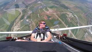 Glider Aerobatic Flight Go Pro [upl. by Westlund463]