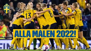 DAMLANDSLAGETS ALLA MÅL 2022 [upl. by Raine681]