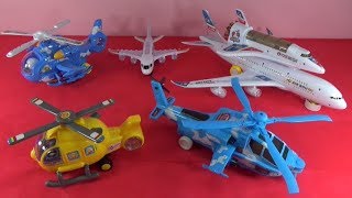 UNBOXING BEST  Cartoon helicopter Airbus plane Flicker Helicopter space shuttle NASA [upl. by Sabelle]