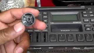 How to replace light bulbs in the Volvo radio  stereo Volvo 850 S70 V70 960 S90 etc  VOTD [upl. by Ellinad]