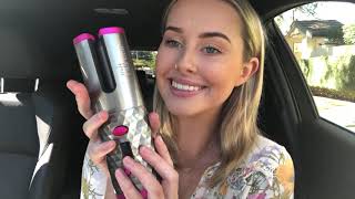 Car Travelers 5 Min Hairstyle for Curly Hair with Wylera Cordless Hair Curler [upl. by Manus59]