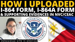 HOW I UPLOAD THE I864 AND I864A FORMS AND SUPPORTING EVIDENCE IN CEACSTATEGOV [upl. by Beaston]