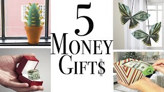 5 Money gifts  EASY DIY [upl. by Anivad932]