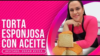 TORTA ESPONJOSA CON ACEITE  EN VIVO [upl. by Gibe]