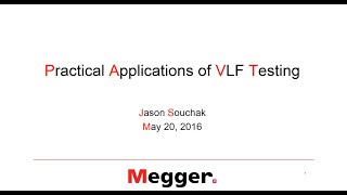 Practical Applications of Very Low Frequency VLF Testing [upl. by Aynna]