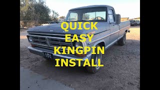 Easy Kingpin Install Tips [upl. by Canning61]