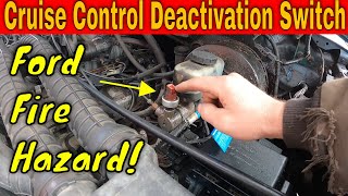 Ford Cruise Control Deactivation Switch Replacement with Motorcraft Parts OBS Ford Truck [upl. by Coco]