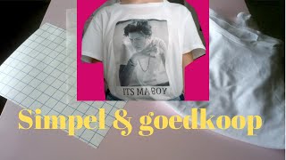 Zelf Tshirt bedrukken DIY [upl. by Martel]