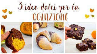 3 DOLCI GOLOSI con la NOCCIOLATA  Ciambellone alla zucca Brownies amp Brioches  Ad [upl. by Joyann914]