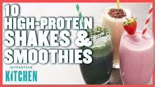 10 Delicious HighProtein Shake amp Smoothie Recipes  Myprotein [upl. by Hserus]