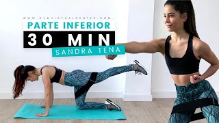 Piernas y glúteos fuertes con gomas  30 minutos [upl. by Maud]