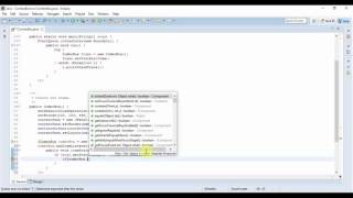 Java Swing Tutorial 10  JComboBox with itemListener [upl. by Tterrej]