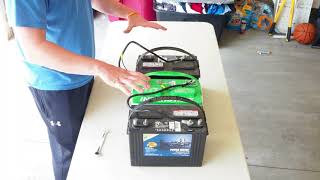 How to Wire a 24V and 36V Battery System Deep Wiring Trolling Motor Batteries in Series [upl. by Gudren]