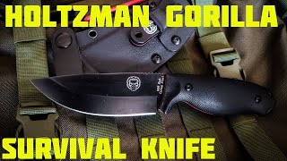 Holtzman Gorilla Survival Knife  Bushcraft Tools [upl. by Sal]