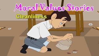 Moral Values in Hindi for Kids  Cleanliness  Moral Lessons For Children  Moral Values Stories [upl. by Darrelle]