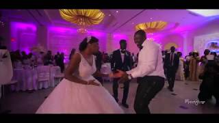 BEST BRIDAL PARTY ENTRANCE GHANAIAN WEDDING [upl. by Sukram]