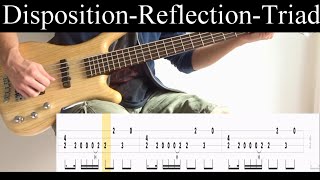 DispositionReflectionTriad Tool  Bass Cover With Tabs [upl. by Peednam]