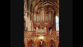 Helmut Walcha Bach Fugue from Prelude and Fugue in E flat major BWV 552 22 [upl. by Theis]