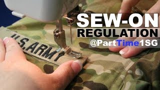 Sew on vs Pin on  Army National Guard [upl. by Alios]