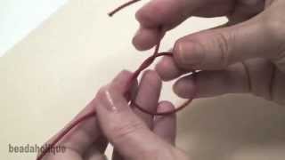 How to Knots for Bead Jewelry [upl. by Tully]