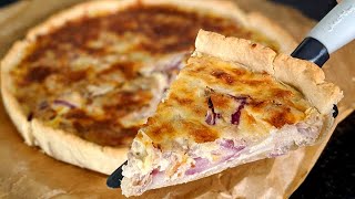 Recette de la Quiche au Thon et Oignons Facile [upl. by Yraek]