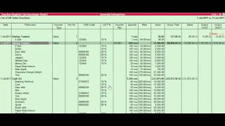 TallyERP 9  Show HSN Code amp GST  in Columnar Registers [upl. by Helm]