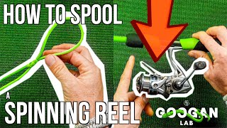 How To SPOOL A SPINNING REEL [upl. by Freeman]