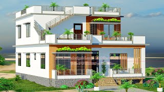 5 Bedroom Duplex House Design in Bangladesh 6123 [upl. by Wrigley673]