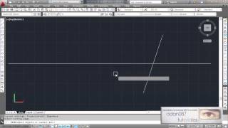 Autocad cortar una linea [upl. by Kaia]