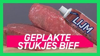 Waarom je soms gelijmd vlees eet  KEURINGSDIENST VAN WAARDE KORT 18 [upl. by Skipper746]