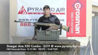 Stoeger Arms X50 Air Rifle  1500 FPS not exactly [upl. by Inama]