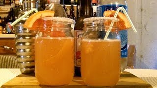 How To Make A Grapefruit Radler Shandy Beer Cocktail RECIPE INCLUDED DJs BrewTube [upl. by Grossman]