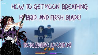 How To Get Moon Breathing Kokushibo Upper Moon 1 Location  Demonfall Roblox [upl. by China]