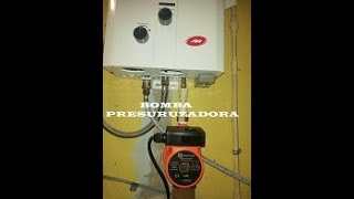 Como instalar una bomba presurizadora [upl. by Ocinemod]