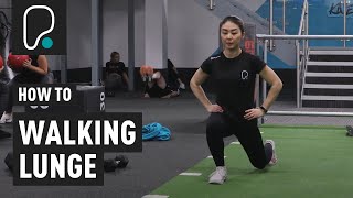 How To Do Walking Lunges [upl. by Eniamraj153]