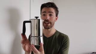 PADERNO Stovetop Espresso Maker video review by Ion [upl. by Eetnahs]