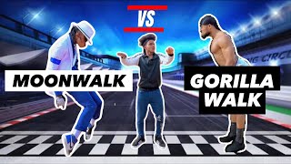 Moonwalk 🆅🆂 Gorilla Walk  𝐏𝐚𝐫𝐭 𝟏 [upl. by Ayotel]