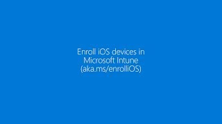 Enroll your iOS device in Microsoft Intune [upl. by Caesaria]