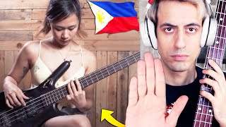 This Filipino Bassist Must Be STOPPED Bass Battle [upl. by Otxilac]